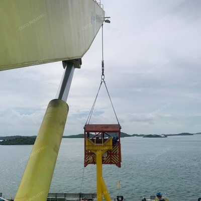 Marine Stiff Boom Crane 60-90 Days Delivery 1 Year Warranty On-Site Installation